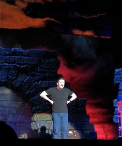 Ricky Gervais on stage